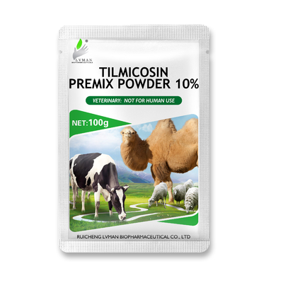 100 - 1000g Premix Veterinary Drug 10% Tilmicosin Powder