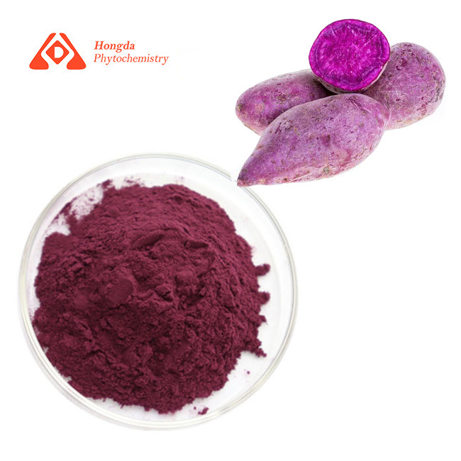 Food Grade Natural Purple Potato Extract Anthocyanins Powder 10% UV