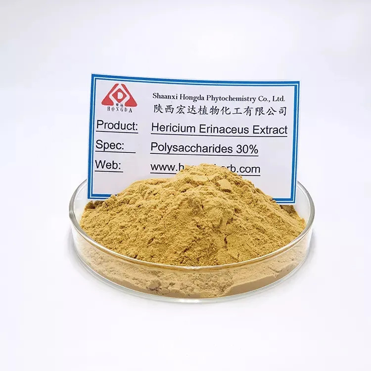 Lion Mane Mushroom Pure Plant Extract Food Grade Hericium Erinaceus Extract