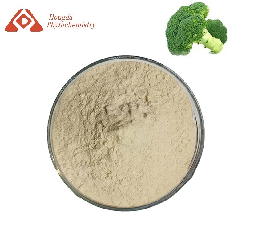 Organic Pure Sulforaphane 1% 2% 10% 98% Broccoli Extract Powder