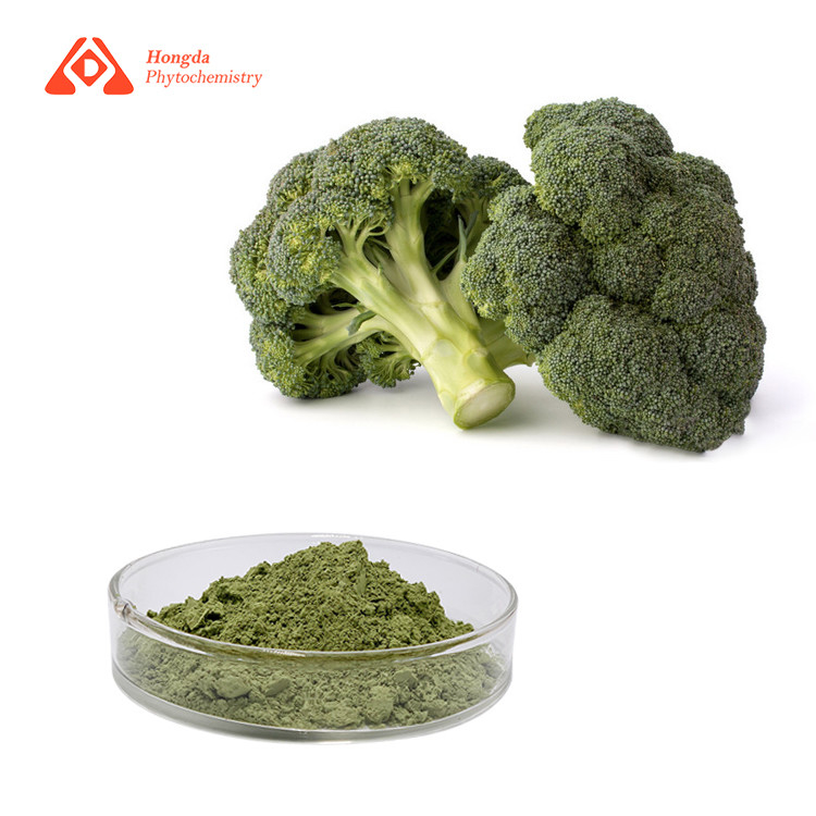 1% Sulforaphane Organic Natural Broccoli Extract 80 Mesh For Nutraceuticals